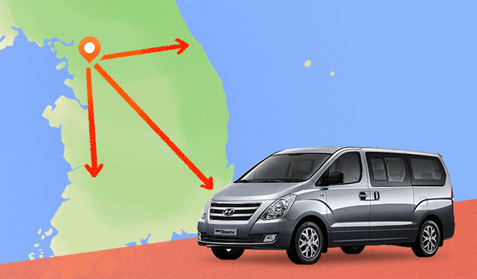 Intercity Private Van Transfer: Incheon/ Gimpo Airport/ Seoul →  Gapyeong/ Chuncheon/ Gangneung/ Sokcho/ Suwon/ Jeonju - main view