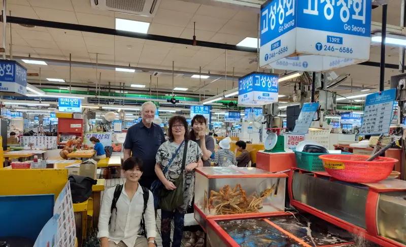Busan Night Market Tour with Jagalchi Seafood & Kkangtong Market