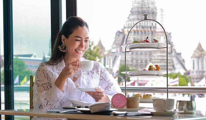 Luxurious Afternoon Tea Set on Shangri La Horizon Cruise in Bangkok - main view