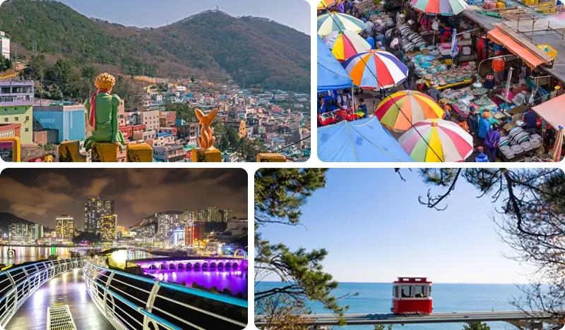 Busan Old Town & Sky Capsule Sunset/ Night View with Street Food 1 Day Tour - main view