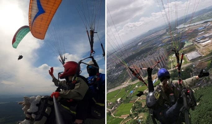 Tandem Paragliding in Daegu - main view
