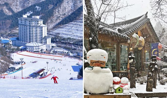Elysian Gangchon Ski Resort (+ Nami Island & Eobi Ice Valley option) 1 Day Tour - from Seoul - main view