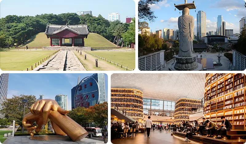 Seoul Walking Half Day Tour in Gangnam: Royal Tombs + Bongeunsa Temple + Gangnam Style Statue + COEX Starfield Library (Join-in/ Private) - main view