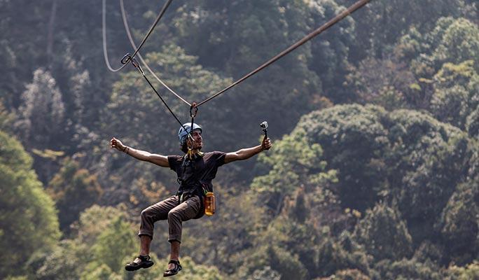 Chiang Mai Kingkong Smile Zipline + Doi Saket Hot Spring 1 Day Private Tour (+ Lunch) (+ Hotel Transfer) - main view