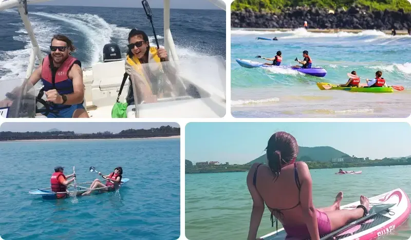 Water Sports at Hado Beach, Jeju Island - Kayaking/ Snorkeling/ SUP/ Speedboat Ride - main view