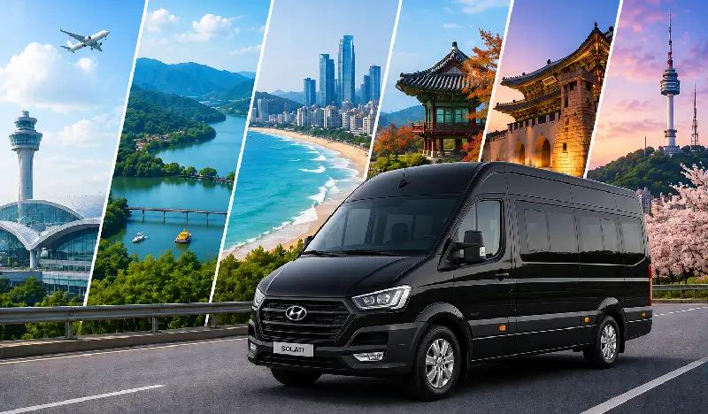 Intercity Private Van Transfer: Incheon/ Gimpo Airport/ Seoul → Gapyeong/ Chuncheon/ Gangneung/ Sokcho/ Suwon/ Jeonju/ Andong/ Gyeongju - main view