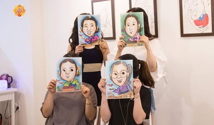 Caricature Drawing Class in Myeongdong, Seoul - main view