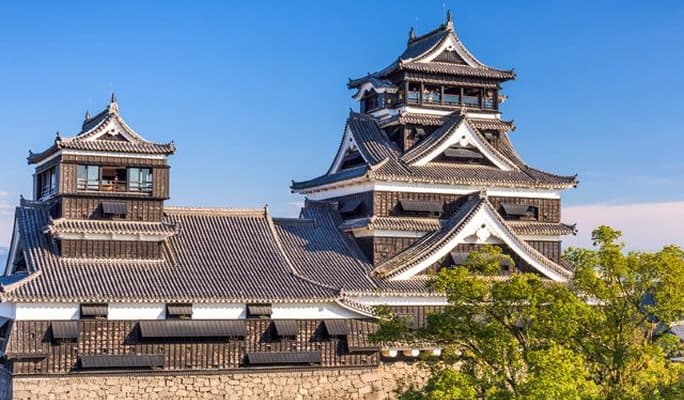 Aso Volcano & Kusa Senri & Dazaifu Tenmangu Shrine & Kumamoto Castle 1-Day Tour From Fukuoka - main view