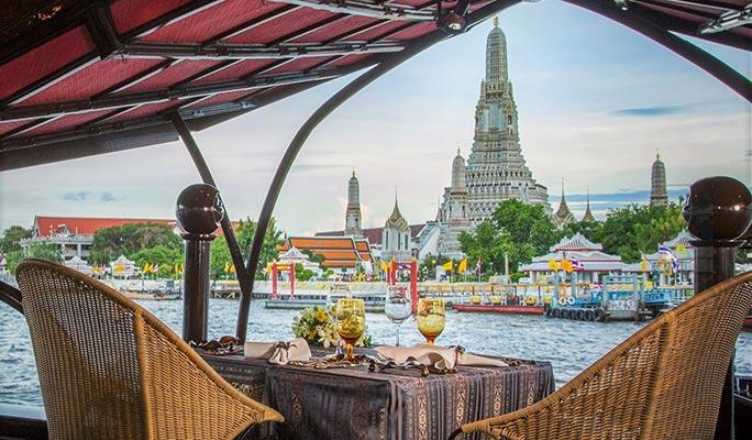 Manohra Dawn Voyage Breakfast Cruise by Anantara in Bangkok - Course Meal - main view