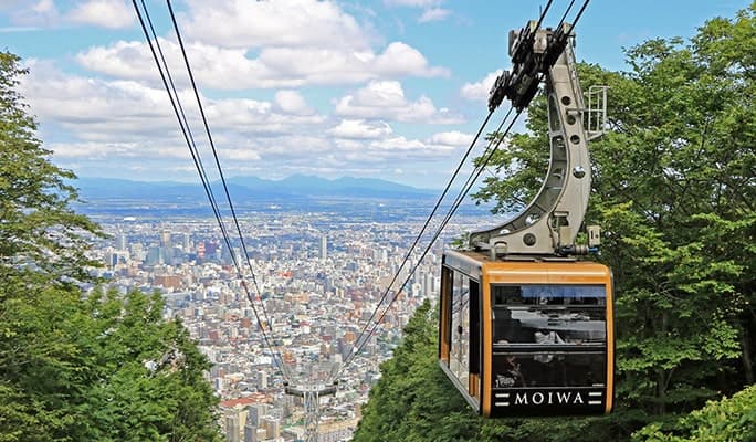 Sapporo Mt. Moiwa Ropeway Ticket - main view