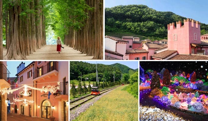 Nami Island + Petite France & Italian Village + Gangchon Rail Bike + Garden of Morning Calm Tour - main view