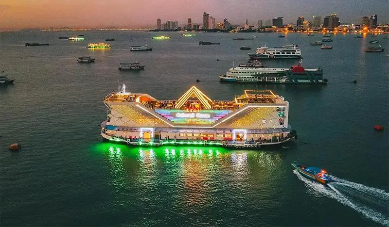 Ocean Sky Pattaya Rooftop Restaurant Buffet Dinner on Oriental Princess Cruise (+ Cabaret Show) - main view