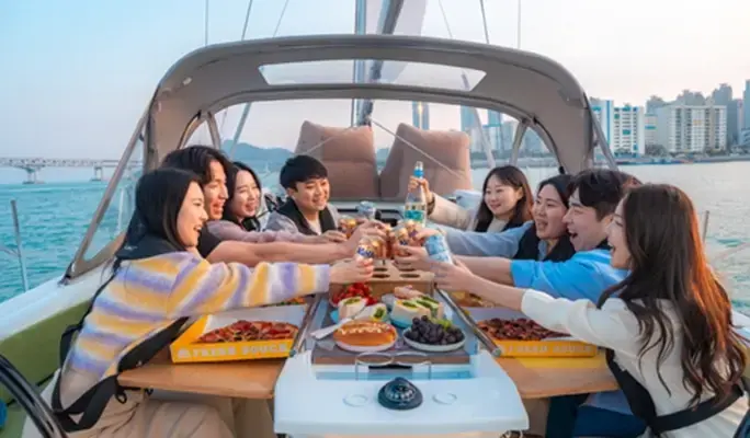 Private Yacht Charter in Busan with Views of Busan Marine City - main view