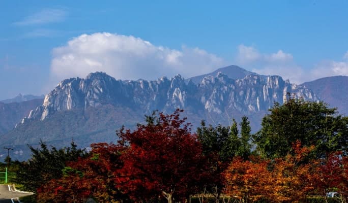Seoraksan National Park (+ Autumn Flower Festival/ Spring Cherry Blossom Lakeside) 1 Day Tour - from Seoul - main view