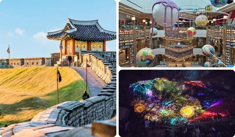 Suwon Hwaseong Fortress + Starfield Suwon + Gwangmyeong Cave 1 Day Tour - from Seoul - main view