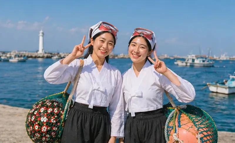 Busan Haenyeo & Fishing Experience Private Half Day Tour